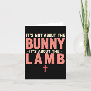 Es geht nicht um den Bunny, der sich mit Lamm-Oste Karte