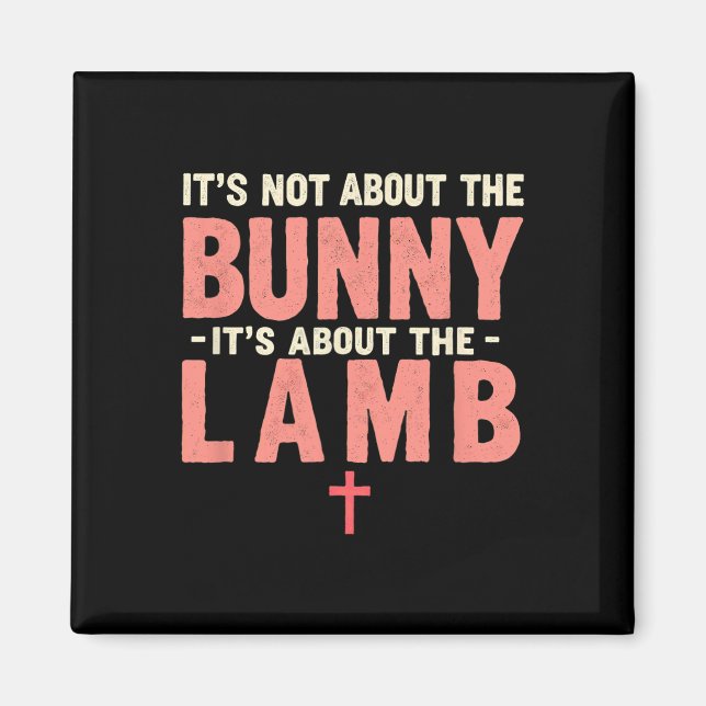 Es geht nicht um den Bunny, der sich mit Lamm-Oste Magnet (Vorne)
