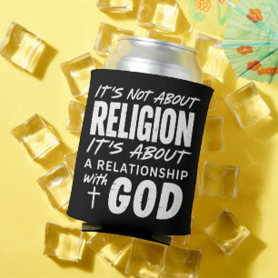 Es geht nicht um Religion Glaubensbekenntnis Spiri Dosenkühler