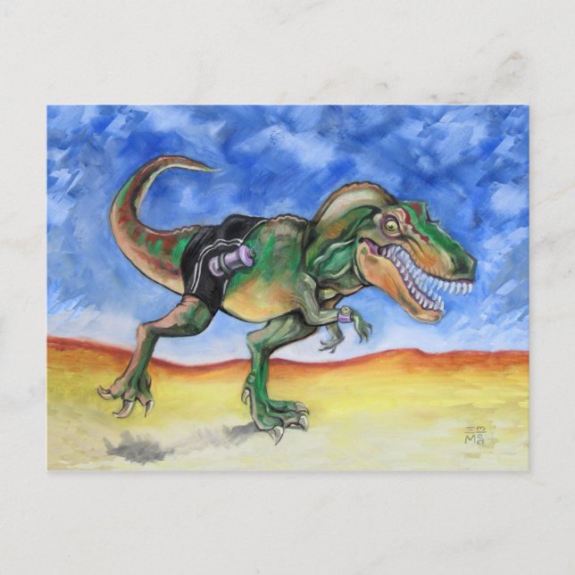 Es geht nur ums Timing Postkarte (Vorderseite)