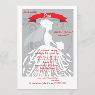 Es geht um die Einladung des Kleides