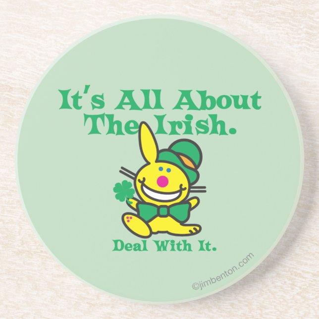 Es geht um die Iren Sandstein Untersetzer (Vorne)