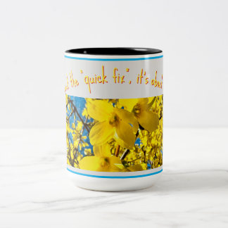 Es geht um die Reise, Mug Zweifarbige Tasse