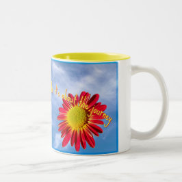 Es geht um die Reise, Mug Zweifarbige Tasse