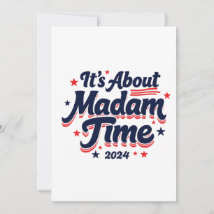 Es geht um Frau Time Kamala Harris Ekection Einladung