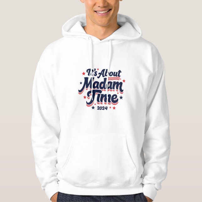 Es geht um Frau Time Kamala Harris Ekection Hoodie (Vorderseite)