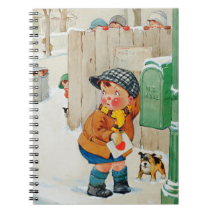 Es geht um Liebe. Vintage Kunst Notizblock