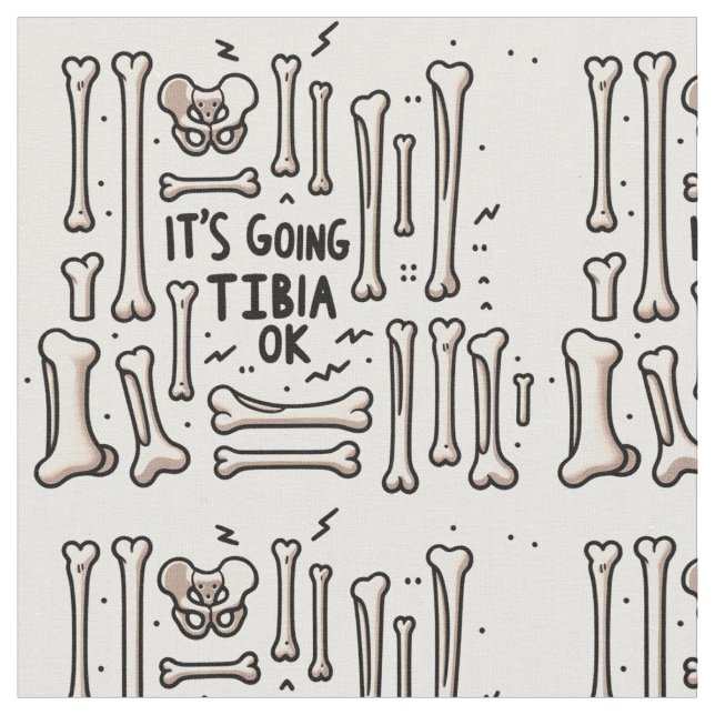 Es geht um Tibia Ok Stoff (Nahaufnahme)