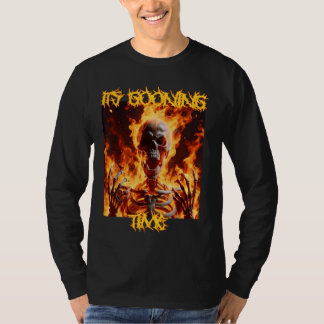 Es geht um "Time Funny Cringe Hard Skeleton Meme" T-Shirt