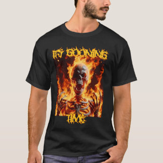 Es geht um "Time Funny Cringe Hard Skeleton Meme" T-Shirt