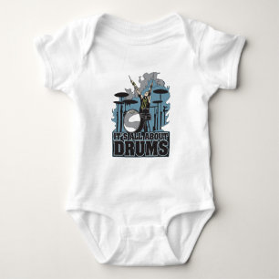 Es geht um Trommeln Baby Strampler