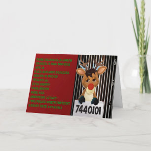 "Es geschieht im Besten der Familien! "Humorvoll Feiertagskarte