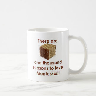 Es gibt 1000 Gründe zur Liebe Montessori Kaffeetasse