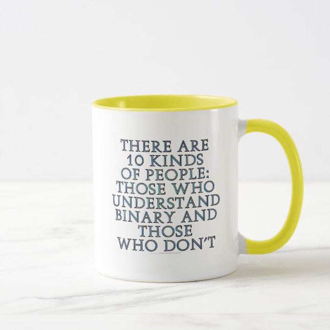 Es gibt 10 Arten Leute… Tasse (Rechts)