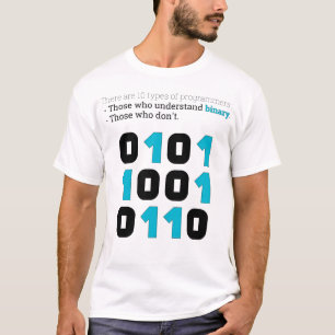 Es gibt 10 Arten von Programmierern – Binärer Witz T-Shirt