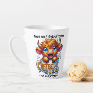Es gibt 2 Arten von Menschen Kaffee Menschen und T Milchtasse