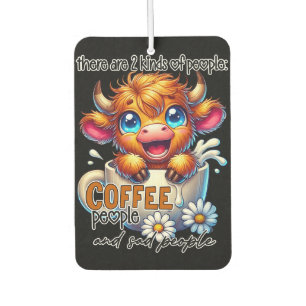 Es gibt 2 Arten von Menschen Kaffeemenschen und Tr Autolufterfrischer