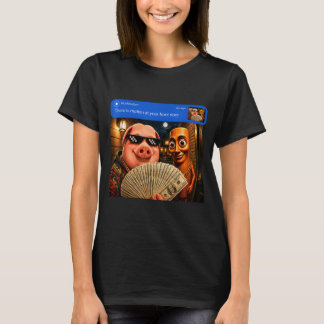 Es gibt Bewegung an der Vordertür tung tung tung j T-Shirt