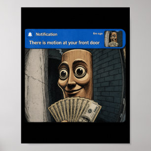 Es gibt Bewegung an der Vordertür Tung Tung Tung S Poster