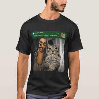 Es gibt Bewegung an der Vordertür Tung Tung Tung S T-Shirt