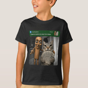 Es gibt Bewegung an der Vordertür Tung Tung Tung S T-Shirt