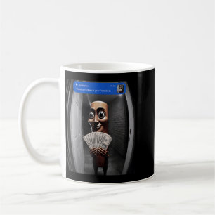 Es gibt Bewegung vorne Tung Tung Tung Sahur Meme Kaffeetasse