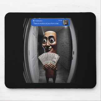 Es gibt Bewegung vorne Tung Tung Tung Sahur Meme Mousepad