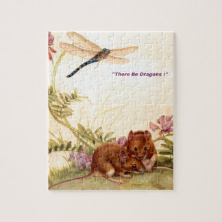 es gibt Drachen Puzzle