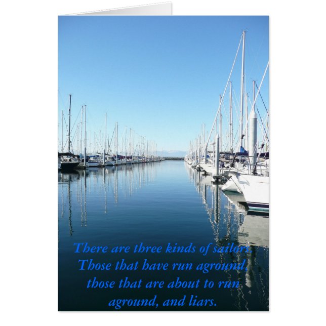 Es gibt drei Arten von Seeleuten. (Vorne)