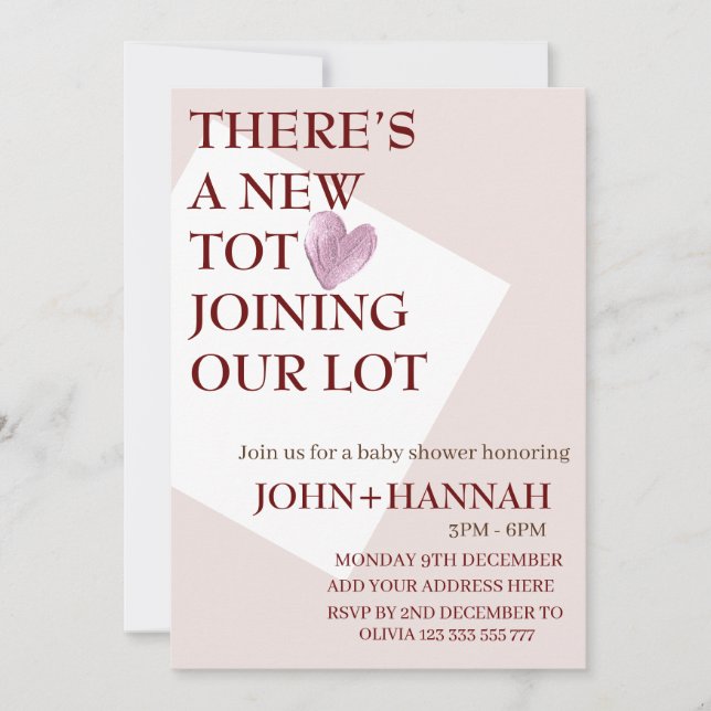 Es gibt ein neues Kinderspielzeug, das unserer Kin Einladung (Vorderseite)