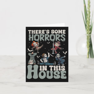 Es gibt ein paar Horror in diesem Haus Funny Horro Karte