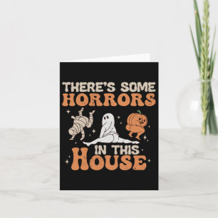 Es gibt ein paar Horror in diesem Haus Halloween P Karte