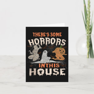 Es gibt ein paar Horror in diesem Haus Halloween P Karte
