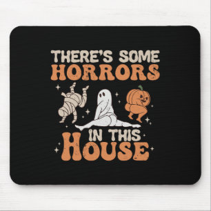 Es gibt ein paar Horror in diesem Haus Halloween P Mousepad