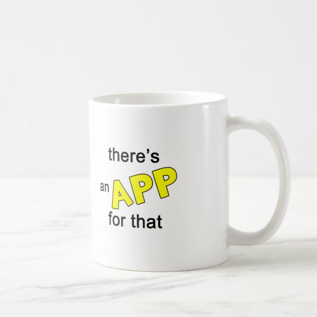 Es gibt eine APP für die Tasse (Rechts)