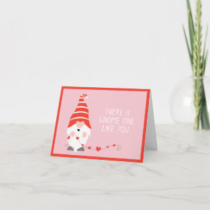 Es gibt eine, die wie du rotes Rosa ist Karte