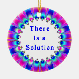 Es gibt eine Lösung Inspiration Vibraning Design C Keramik Ornament