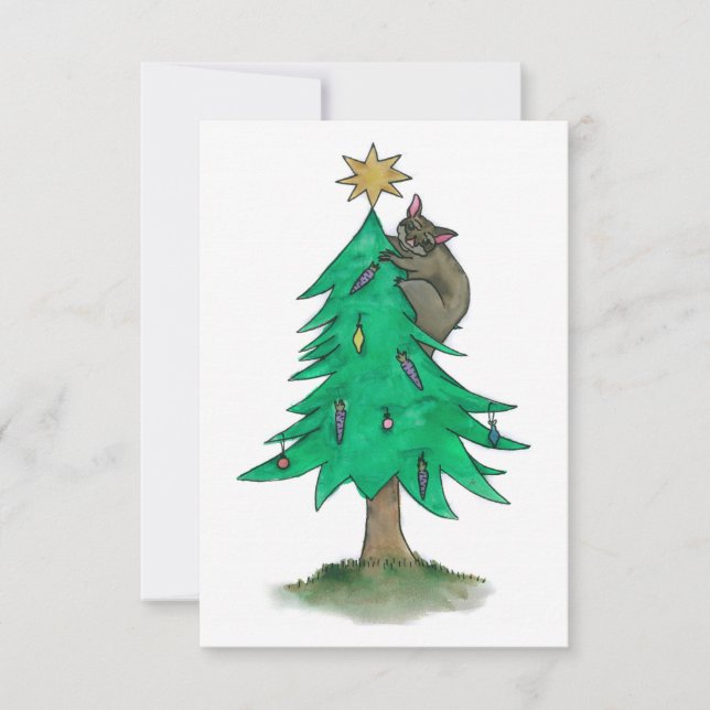 Es gibt eine Possum-Aufnahme des Weihnachtsbaumes (Vorderseite)