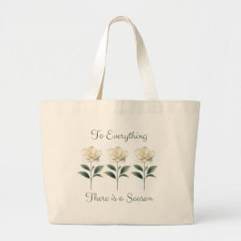 Es gibt eine Saison Gardenia Tote Tasche