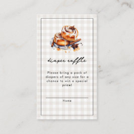 Es gibt einen Bun in der Oven Neutral Baby Dusche Begleitkarte