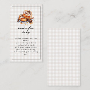 Es gibt einen Bun in der Oven Neutral Baby Dusche Begleitkarte