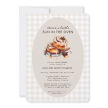 Es gibt einen Bun in der Oven Neutral Baby Dusche