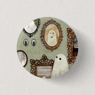 Es gibt einen Geist in der Portraitgalerie Button