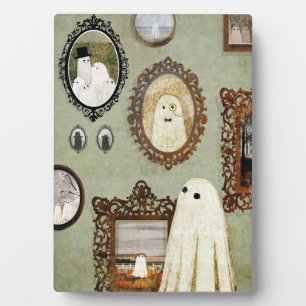 Es gibt einen Geist in der Portraitgalerie Fotoplatte