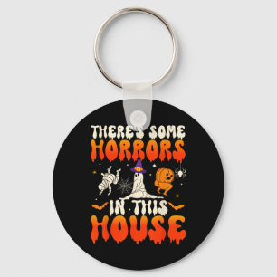 Es gibt einige Horror in diesem Haus Funny Ghost H Schlüsselanhänger