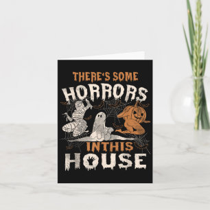 Es gibt einige Horror in diesem Haus Funny Horror Karte