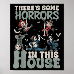 Es gibt einige Horror in diesem Haus Funny Horror  Poster