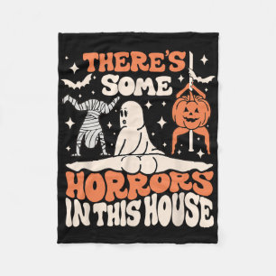 Es gibt einige Horror in diesem Haus Ghost Pumpkin Fleecedecke