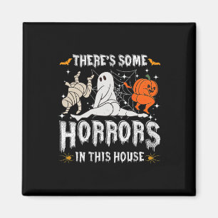 Es gibt einige Horror in diesem Haus Ghost Pumpkin Magnet