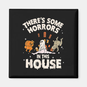 Es gibt einige Horror in diesem Haus Ghost Pumpkin Magnet